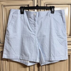 Brooks Brothers Light Blue Patterned Bermudas